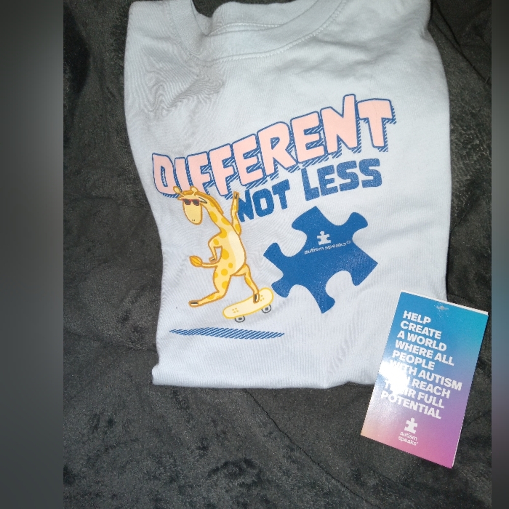 🌻5/$10 Different Not less Autism - Short-Sleeve Unisex T-Shirt -